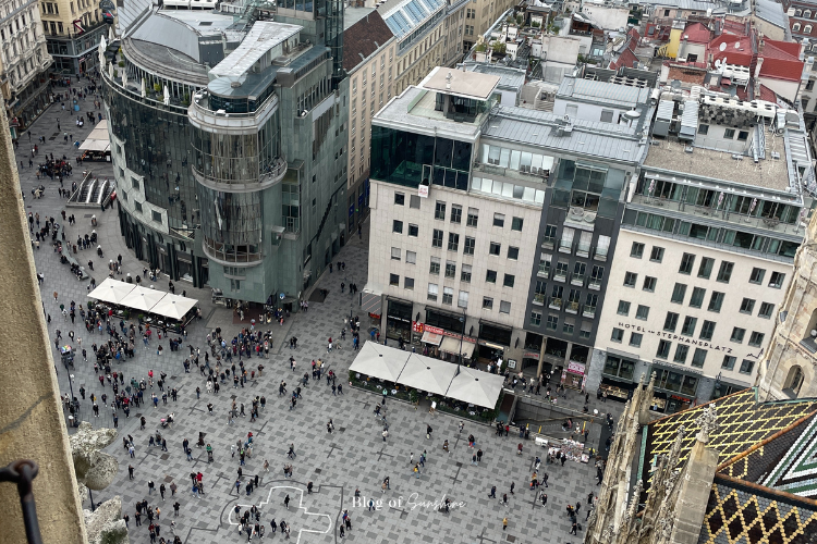 View from St Stephen's Cathedral South Tower