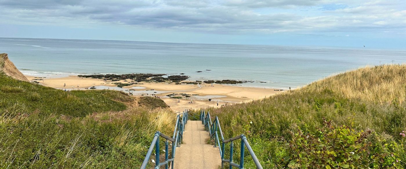 Seaham Hall Beach sea glass shoreline – Northern England day trips banner image