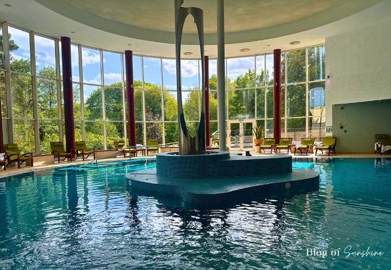 Indoor pool at Seaham Hall Hotel and Serenity Spa in County Durham
