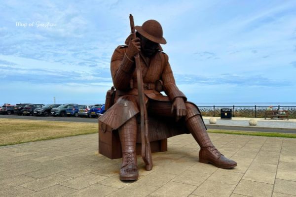 10 Things to do in Seaham - Tommy statue memorial on the seafront