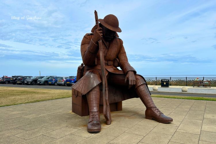 10 Things to do in Seaham - Tommy statue memorial on the seafront