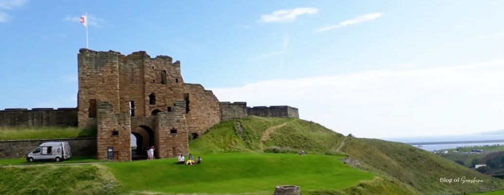 Tynemouth Castle and Priory overlooking the North East coast, a popular historic site featured in Northern England day trips guide
